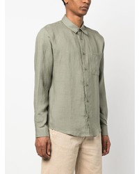 A.P.C. Classic Collar Linen Shirt