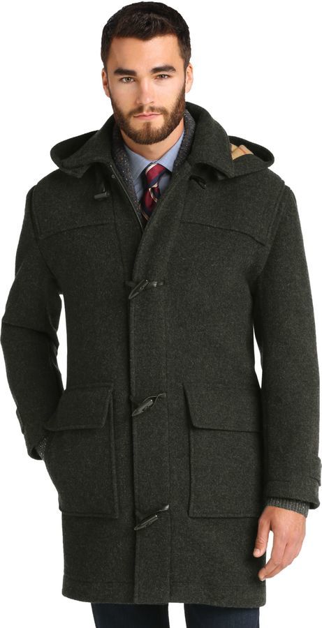 Executive 34 Length Duffle Coat, $695 | Jos. A. Bank | Lookastic