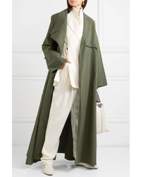 RUH Oversized Cotton And Silk Blend Trench Coat