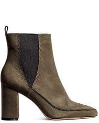 H&M Ankle Boots With Pointed Toes