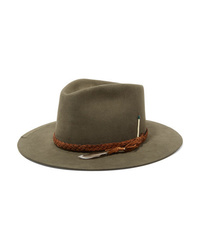 Olive Embellished Hat