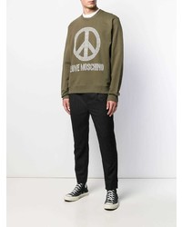 Love Moschino Peace Love Sweatshirt