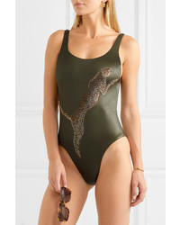 Agent Provocateur Indiana Crystal Embellished Swimsuit