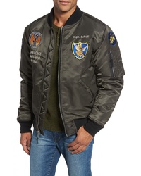 Schott NYC Highly Decorated Embroidered Flight Jacket
