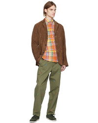 Polo Ralph Lauren Khaki Embroidered Trousers