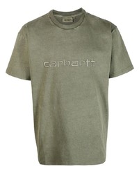 Carhartt WIP Duster Logo Embroidered T Shirt