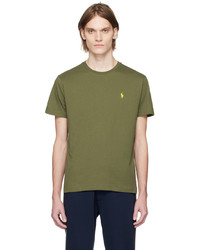 Polo Ralph Lauren Khaki Embroidered T Shirt