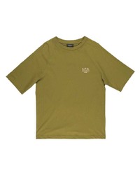A.P.C. Willy Logo Embroidered T Shirt