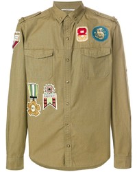 Valentino Military Insignia Shirt