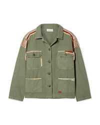 The Great The Sergeant Embroidered Cotton Canvas Jacket