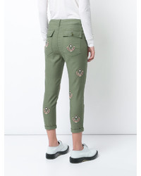 The Great Embroidered Cropped Trousers