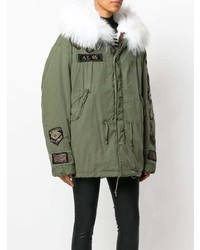 As65 Fur Lined Embroidered Parka
