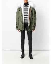 As65 Fur Lined Embroidered Parka