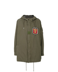 Saint Laurent Hooded Military Parka Coat