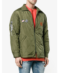 White Mountaineering Embroidered Quilted Jacket