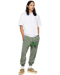 Adish Green Gart Dyed Lounge Pants