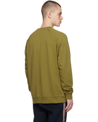 Burberry Green Embroidered Sweatshirt