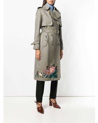 Erdem Embroidered Trench Coat
