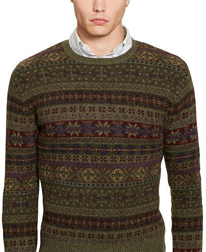 Polo Ralph Lauren Fair Isle Wool Blend Sweater, $285 | Ralph Lauren ...