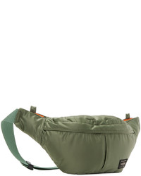 Porter-Yoshida & Co Khaki Nylon Waist Bag