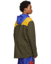 Moncler Genius 1 Moncler Jw Anderson Khaki Colorblocked Jacket