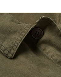 Saint Laurent Cotton And Linen Blend Field Jacket