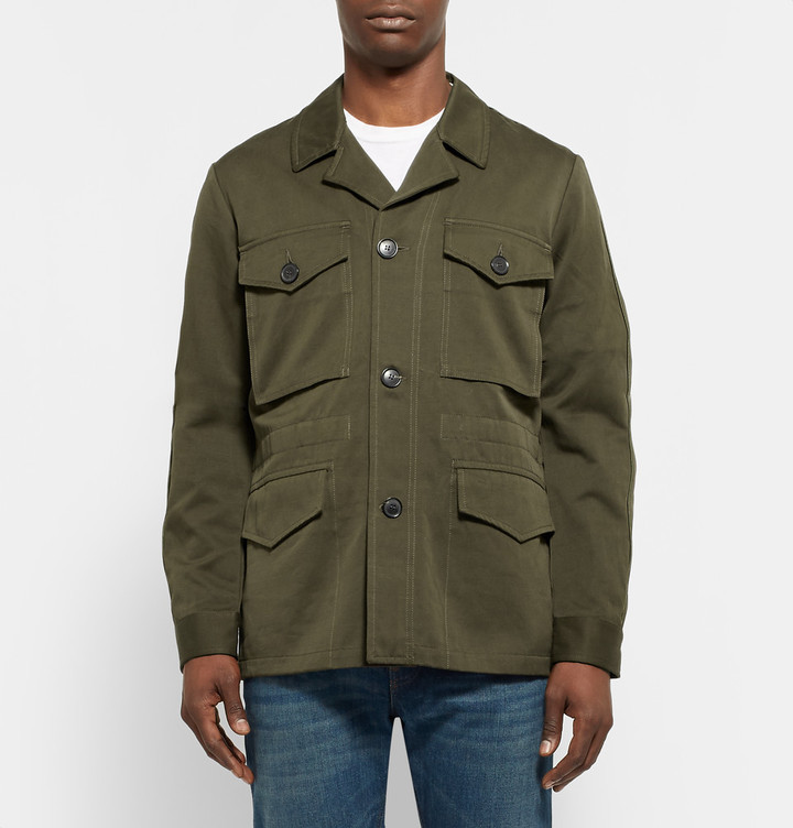 Paul Smith Cotton And Linen Blend Twill Field Jacket, $655 | MR 