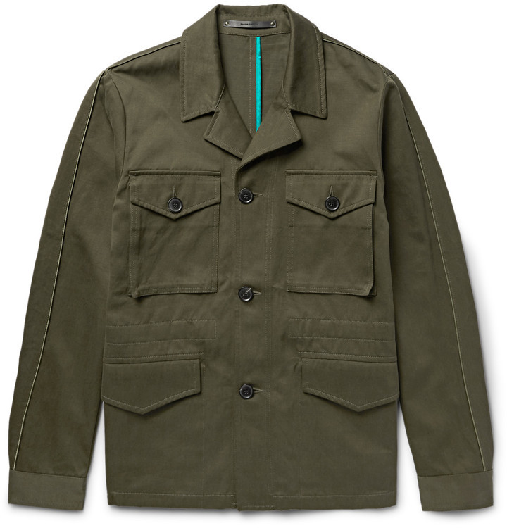 Paul Smith Cotton And Linen Blend Twill Field Jacket, $655 | MR 