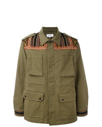 Fashion Clinic Timeless Embroidered Panel Field Jacket
