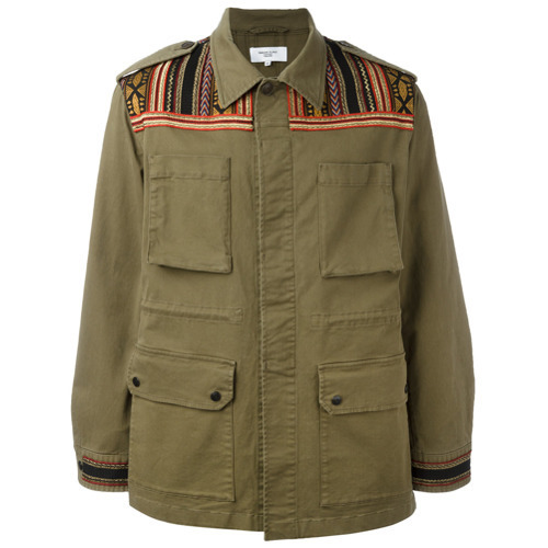 Fashion Clinic Timeless Embroidered Panel Field Jacket, $197 | farfetch ...