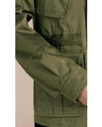 Burberry Hooded Cotton Field Jacket