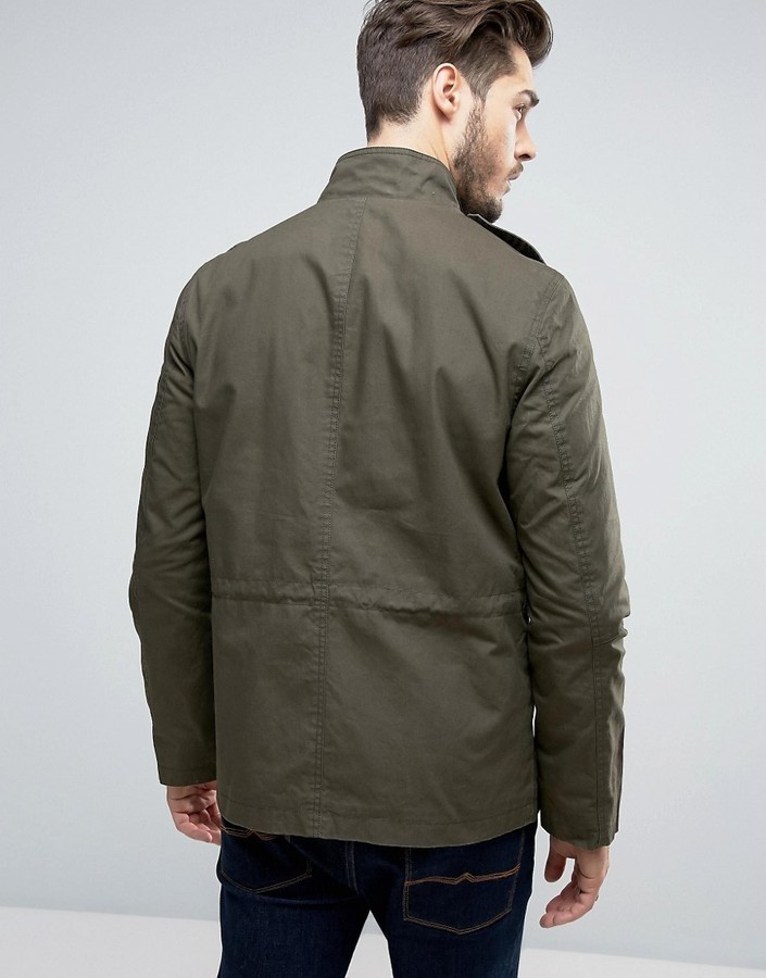 Jack Wills Kirkconnel Field Jacket In Olive, $86 | Asos | Lookastic