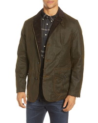 Barbour Lutz Water Resistant Waxed Cotton Jacket