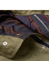 MAISON KITSUNÉ Maison Kitsun M65 Cotton And Linen Blend Field Jacket