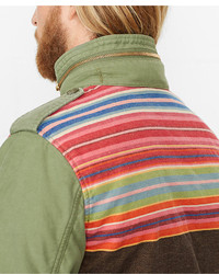 Denim & Supply Ralph Lauren Patterned Yoke Field Jacket