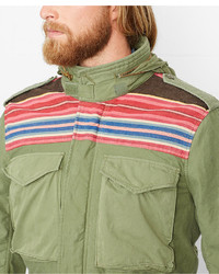 Denim & Supply Ralph Lauren Patterned Yoke Field Jacket