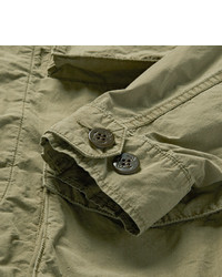 Remi Relief Washed Cotton Blend Canvas Field Jacket