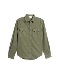 Alex Mill Frontier Cotton Chamois Long Sleeve Button Up Shirt
