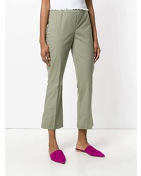 Twin-Set Cropped Flared Trousers