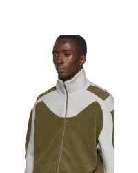 Gmbh Khaki Fleece Two Tone Ercan Jacket