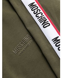 Moschino Logo Tape Zipped Hoodie