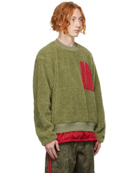 Ambush Khaki Wool Fleece Sweatshirt