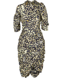 Olive Floral Bodycon Dress