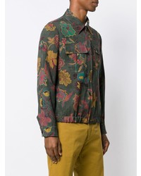 Etro Floral Print Zipped Jacket