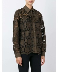N°21 N21 Floral Embroidered Shirt