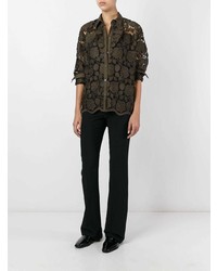 N°21 N21 Floral Embroidered Shirt