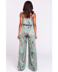 MUMU The Jagger Jumpsuit Laura Flora