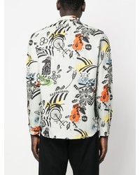 PS Paul Smith Floral Print Button Up Shirt