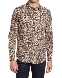 Ted Baker London Onedif Floral Stretch Button Up Shirt