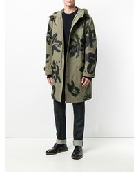 Moschino Painterly Floral Parka